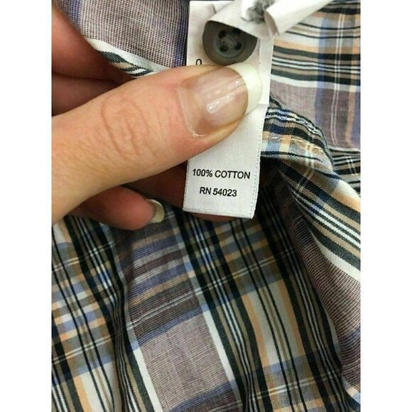 Banana Republic Long Sleeve Red White dress shirt - Picture 6 of 8